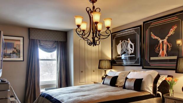 Dormitor în stil Art Deco - design luxos și confortabil (58 de fotografii)
